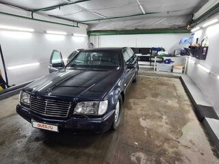 1997 Mercedes-Benz S-Класс 600 Long III (W140) Рестайлинг, синий, 4900000 рублей, вид 3