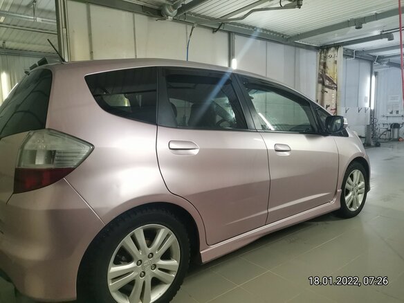 2009 Honda Jazz II, розовый, 1200000 рублей - вид 5