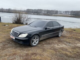 2003 Mercedes-Benz S-Класс 500 Long IV (W220) Рестайлинг, чёрный, 500000 рублей, вид 1