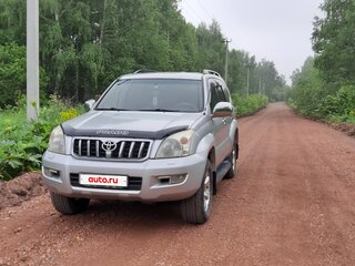 2005 Toyota Land Cruiser Prado 5-speed 120 Series, серебристый, 2100000 рублей, вид 2