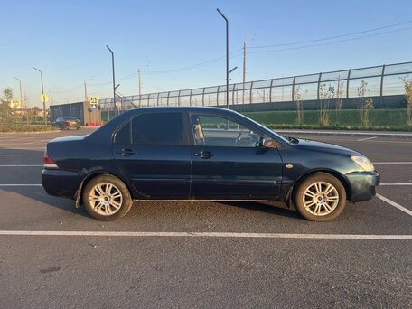 2006 Mitsubishi Lancer IX Рестайлинг, синий, 400000 рублей, вид 3