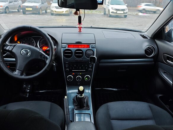 2007 Mazda 6 I (GG) Рестайлинг, серый, 300000 рублей - вид 6