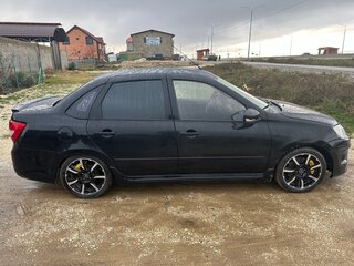 2015 Lada (ВАЗ) Granta Sport I, чёрный, 680000 рублей, вид 3