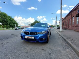 2014 BMW 3 серии Gran Turismo 320d xDrive VI (F3x), голубой, 2068494 рублей, вид 3