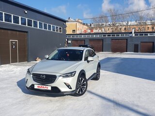 2018 Mazda CX-3 I Рестайлинг, серебристый, 1350000 рублей, вид 2