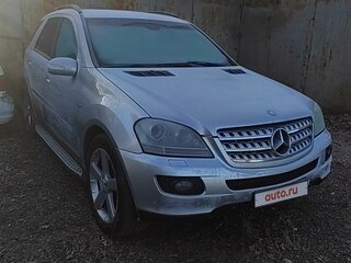 2008 Mercedes-Benz M-Класс 350 II (W164) Рестайлинг, серебристый, 1150000 рублей, вид 3