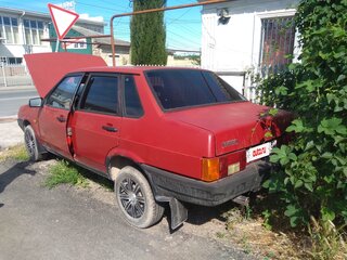 1992 Lada (ВАЗ) 21099, пурпурный, 120000 рублей, вид 1
