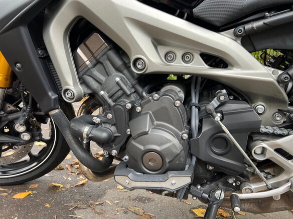 2014 Yamaha MT-09 (FZ-09), фиолетовый - вид 15