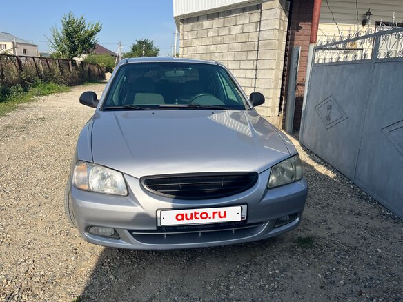 2005 Hyundai Accent ТагАЗ II, серебристый