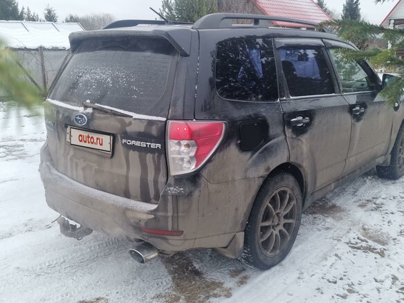 2011 Subaru Forester III Рестайлинг, чёрный, 950000 рублей - вид 3