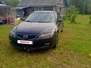 2006 Mazda 6 I (GG) Рестайлинг, чёрный, 300000 рублей, вид 3