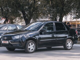 2020 Lada (ВАЗ) Granta I Рестайлинг, чёрный, 590000 рублей, вид 1