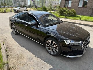 2021 Audi A8 50 TDI IV (D5), чёрный, 7150000 рублей, вид 2