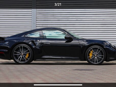 2022 Porsche 911 Turbo S VIII (992), чёрный, 31500000 рублей, вид 3