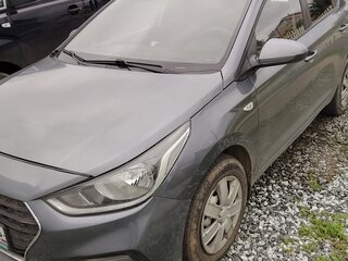 2017 Hyundai Solaris II, серый, 720000 рублей, вид 3