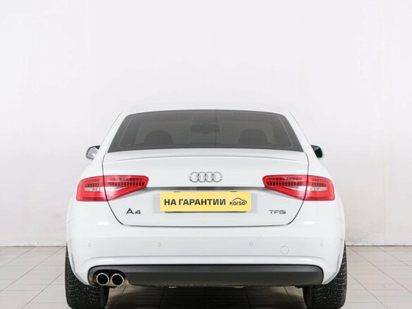 2015 Audi A4 IV (B8) Рестайлинг, белый, 1529000 рублей - вид 4
