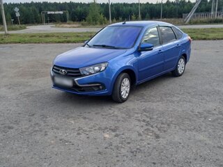 2019 Lada (ВАЗ) Granta I Рестайлинг, синий, 550000 рублей, вид 1