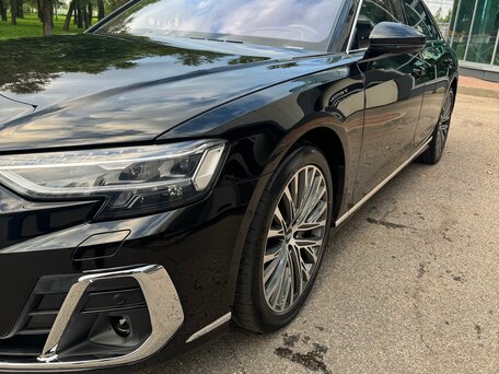 2022 Audi A8 55 TFSI IV (D5) Рестайлинг, чёрный, 7200000 рублей, вид 1