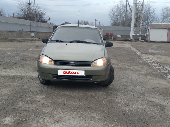 2008 Lada (ВАЗ) Kalina I, зелёный, 320000 рублей - вид 1