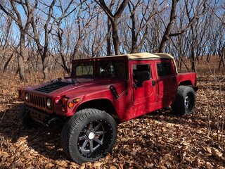 1995 Hummer H1, красный, 6850000 рублей, вид 5