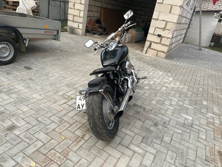 1996 Yamaha XVS400 Drag Star, чёрный, 320000 рублей, вид 4