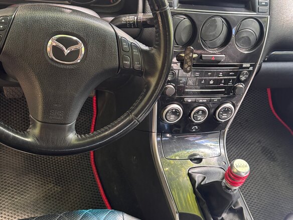 2007 Mazda 6 I (GG) Рестайлинг, чёрный - вид 9