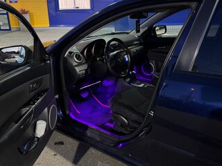 2008 Mazda 3 I (BK) Рестайлинг, синий, 480000 рублей, вид 5