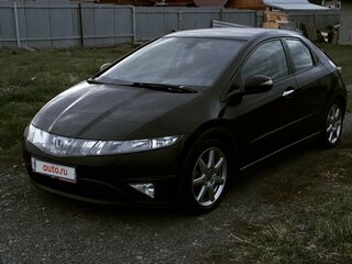 2007 Honda Civic VIII, чёрный, 450000 рублей, вид 1