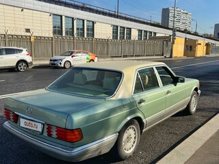 1986 Mercedes-Benz S-Класс 260 II (W126) Рестайлинг, зелёный, 1000000 рублей, вид 2