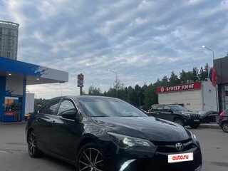 2015 Toyota Camry VII (XV50) Рестайлинг, чёрный, 1550000 рублей, вид 1