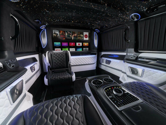2025 Mercedes-Benz V-Класс Extra Long 300 d экстра длинный III (W447) Рестайлинг 2, чёрный, 26750000 рублей - вид 8