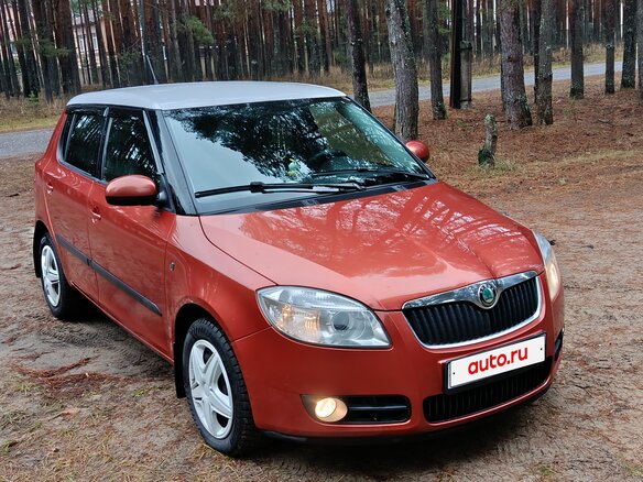 2010 Skoda Fabia II, оранжевый, 650000 рублей