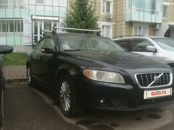 2007 Volvo S80 II, чёрный, 650000 рублей - вид 1