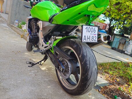 2005 Kawasaki Z 1000, зелёный, 650000 рублей, вид 3