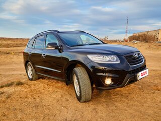 2012 Hyundai Santa Fe II Рестайлинг, чёрный, 1350000 рублей, вид 2