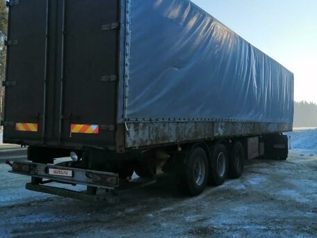 2007 МАЗ Полуприцеп тентованный, синий, 425000 рублей, вид 2