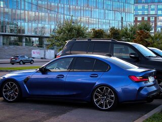 2021 BMW M3 Competition Package VI (G80), синий, 7750000 рублей, вид 4