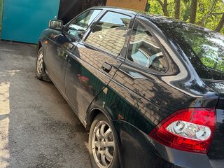 2008 Lada (ВАЗ) Priora I, чёрный, 350000 рублей, вид 2