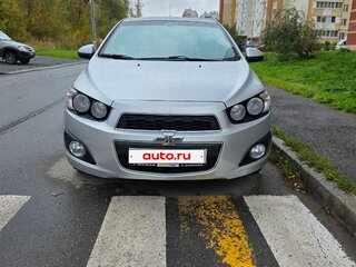 2012 Chevrolet Aveo II, серебристый, 375000 рублей, вид 2