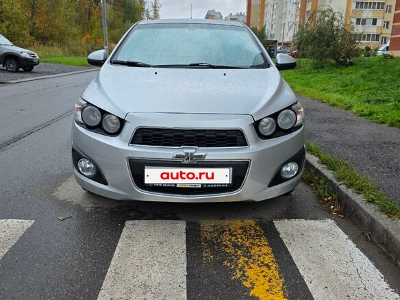 2012 Chevrolet Aveo II, серебристый - вид 1