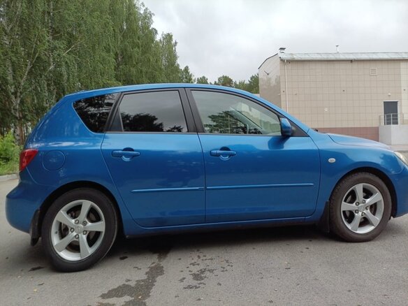 2004 Mazda 3 I (BK), синий, 780000 рублей - вид 1