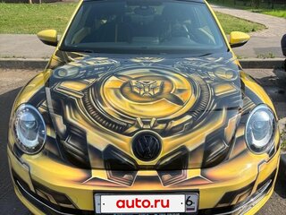 2014 Volkswagen Beetle II (A5), жёлтый, 1850000 рублей, вид 5