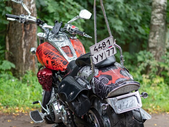 2010 Yamaha XV 1900, красный - вид 16
