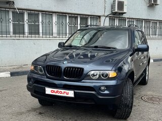 2004 BMW X5 3.0i I (E53) Рестайлинг, синий, 1600000 рублей, вид 2