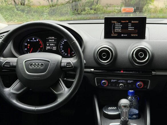 2015 Audi A3 III (8V), серый, 1150000 рублей - вид 12