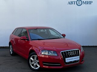 2012 Audi A3 II (8P) Рестайлинг 2, красный, 790000 рублей, вид 3