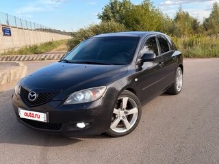 2008 Mazda 3 I (BK) Рестайлинг, чёрный, 615000 рублей, вид 4
