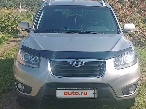 2010 Hyundai Santa Fe II Рестайлинг, серый, 1750000 рублей - вид 2
