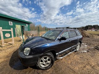 2004 Hyundai Santa Fe I, синий, 450000 рублей, вид 1