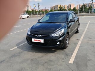 2012 Hyundai Solaris I, чёрный, 580000 рублей, вид 1